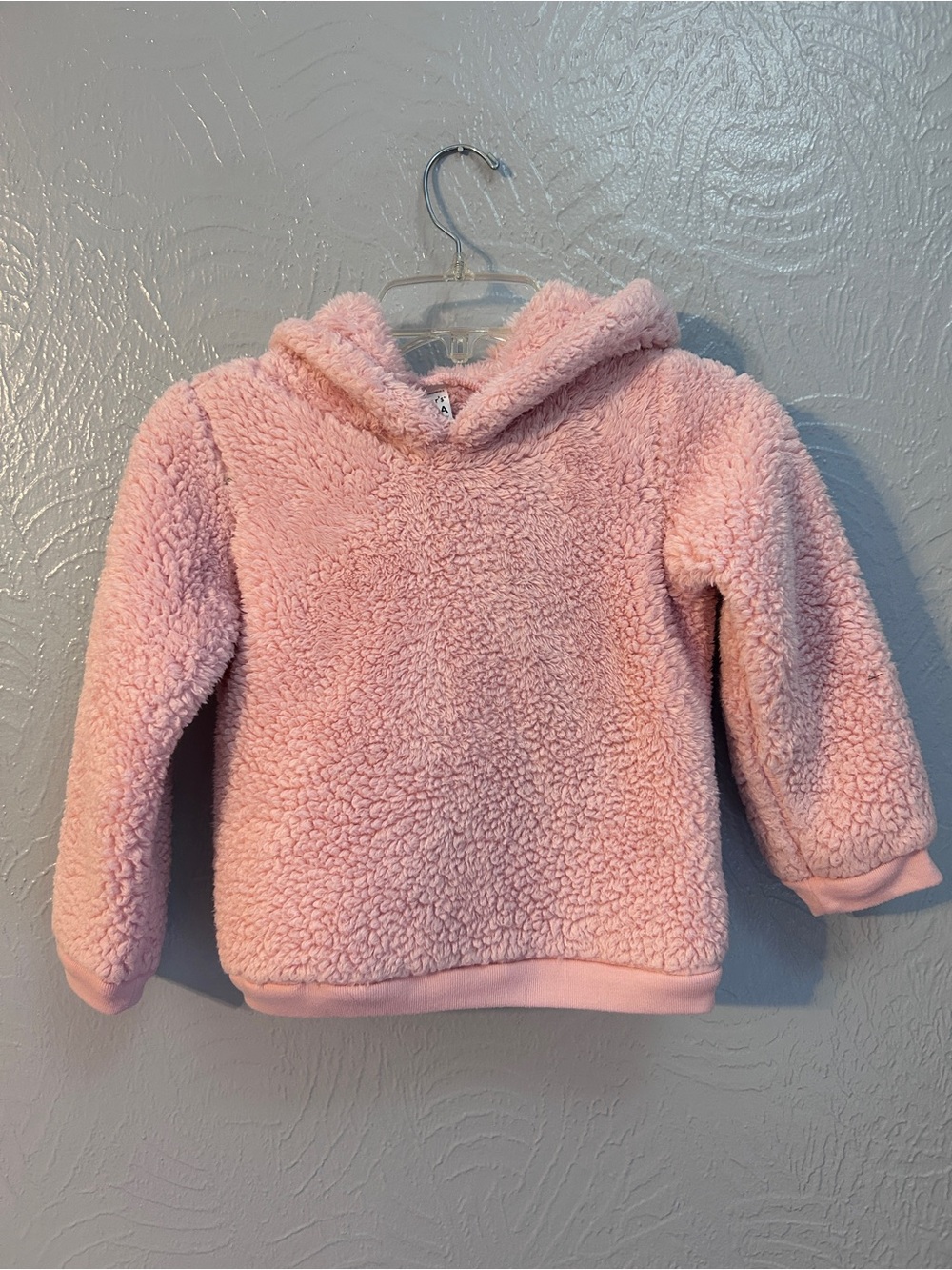 Carter's Plush Pink Sherpa Hooded Pullover